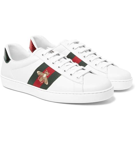 mens white gucci shoes|all white gucci shoes men.